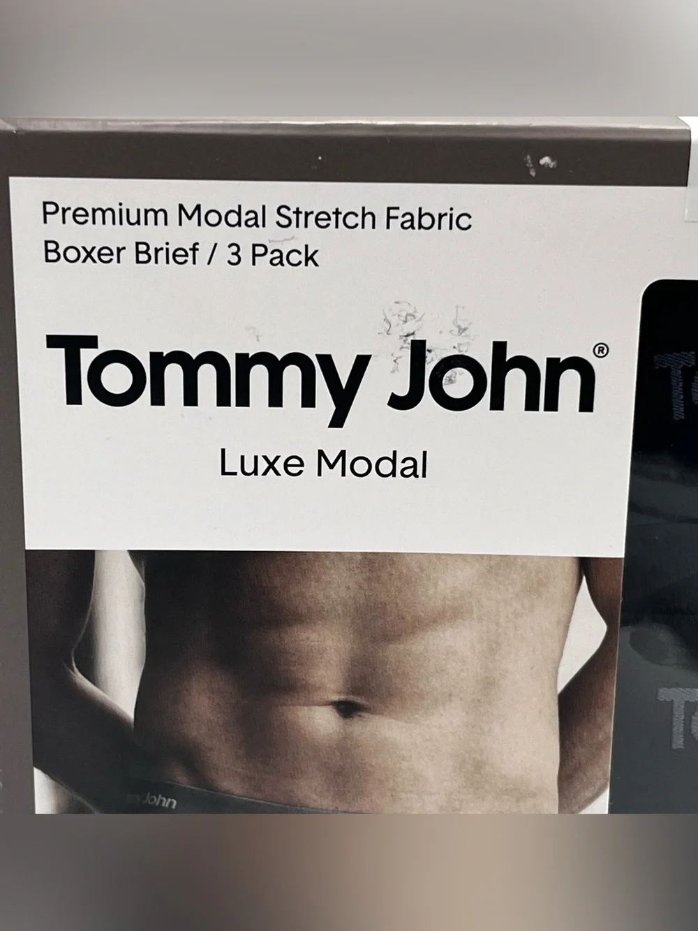 Tommy John Luxe Modal 3-Pack Boxer Briefs - Black Men’s Size Small